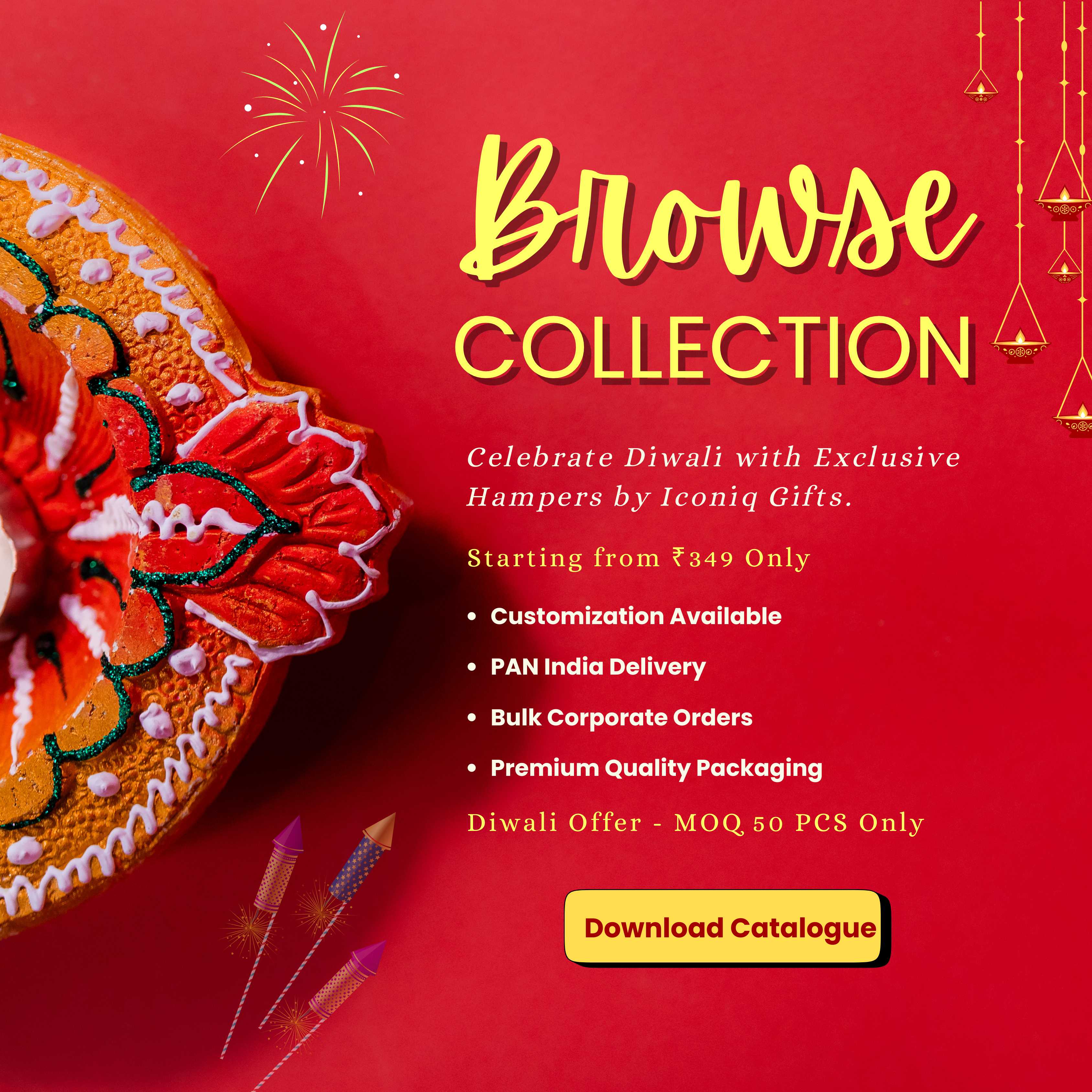 Featured gift set being held